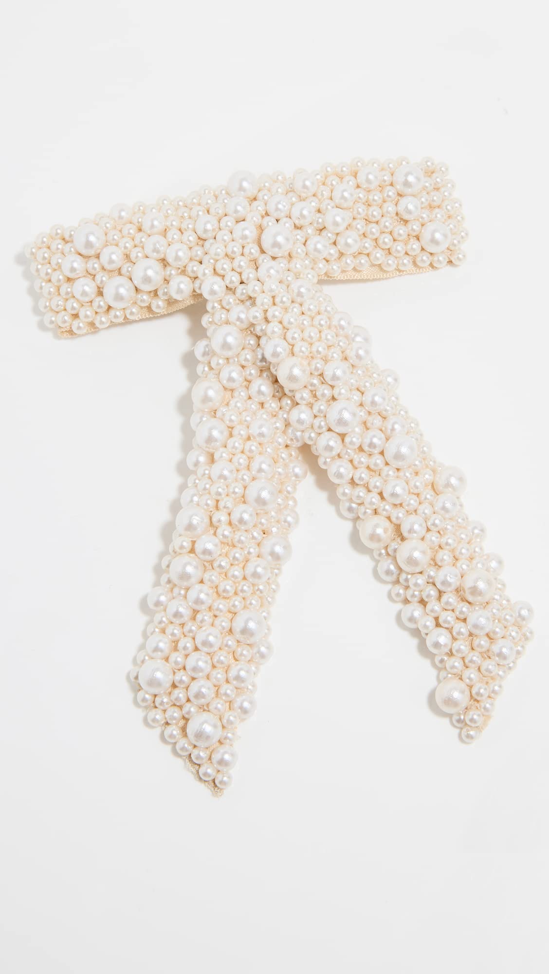 Amazon.com : Jennifer Behr Women's Donna Bow Barrette, Pearl, Off